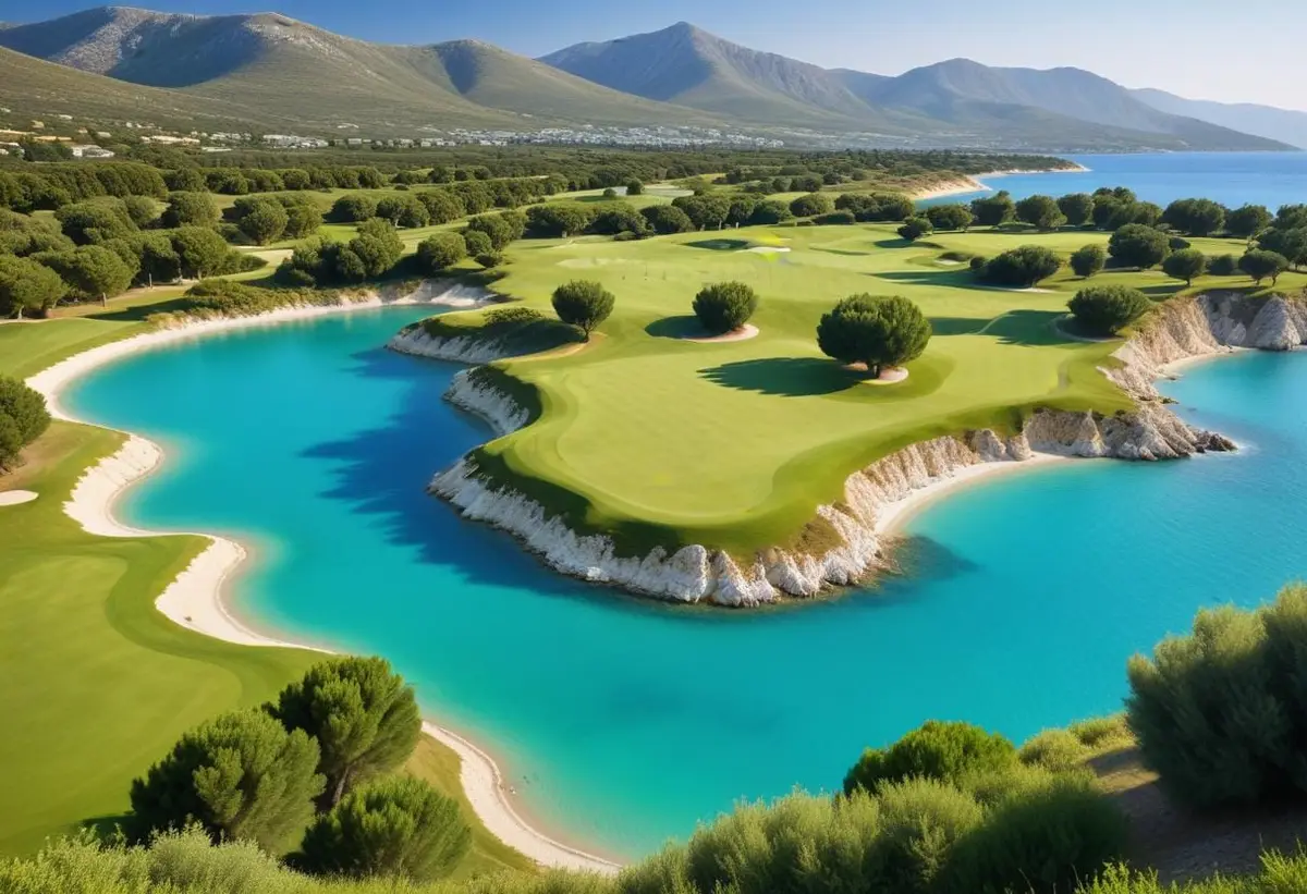 Bästa golfbanorna att spela på i Lefkas illustration