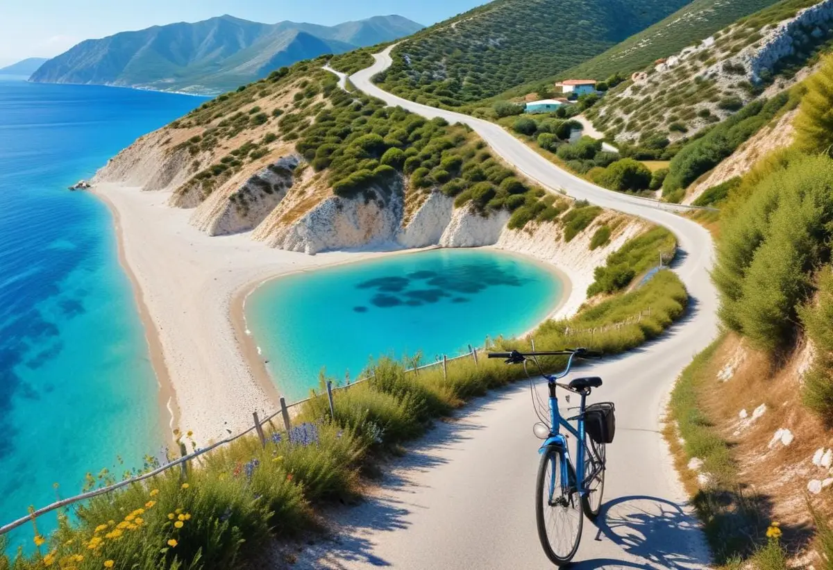 Hyra cykel på Lefkas – så enkelt är det! illustration