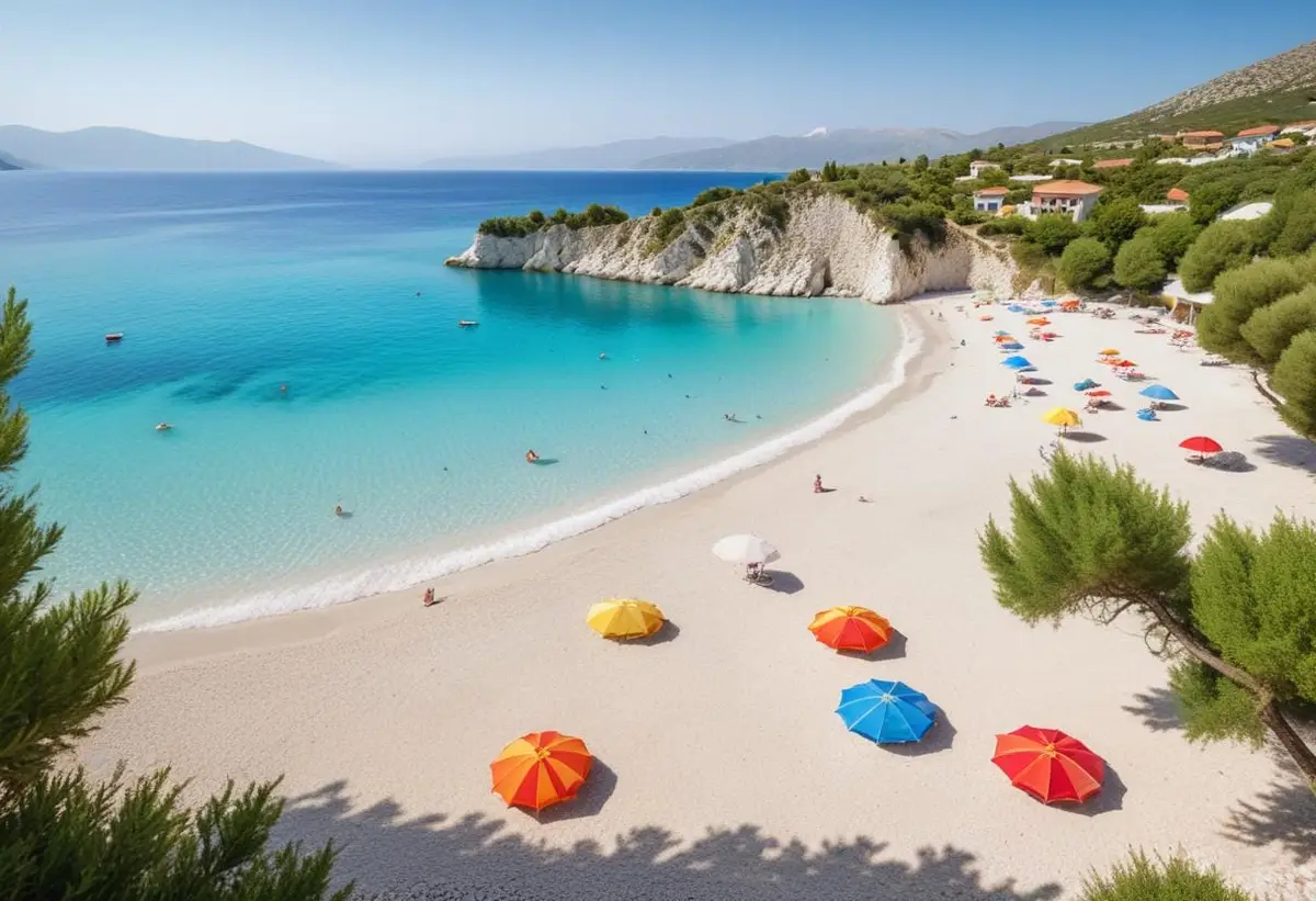 Resa med barn till Lefkas illustration