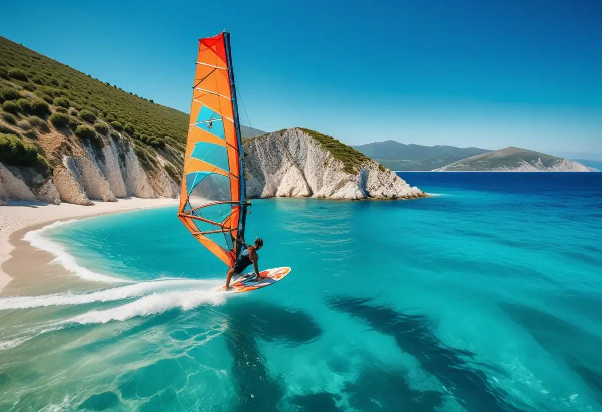 Surfing och vattensporter i Lefkas – din nästa sommaräventyr! illustration